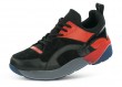 Női szabadiőcipő fekete és piros színekben Thumb 360 °